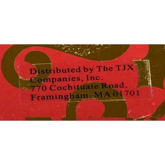 Star of Wonder Brand Set of 6 Metallic Red Sequin Ornaments w/Gold Top (READ) - Picture 10 of 11